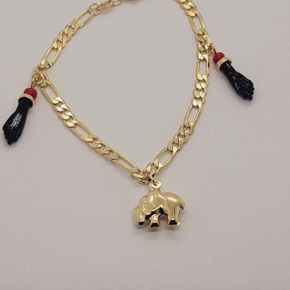 Bundle of two - one bracelet and one anklet - Picture 2 of 2